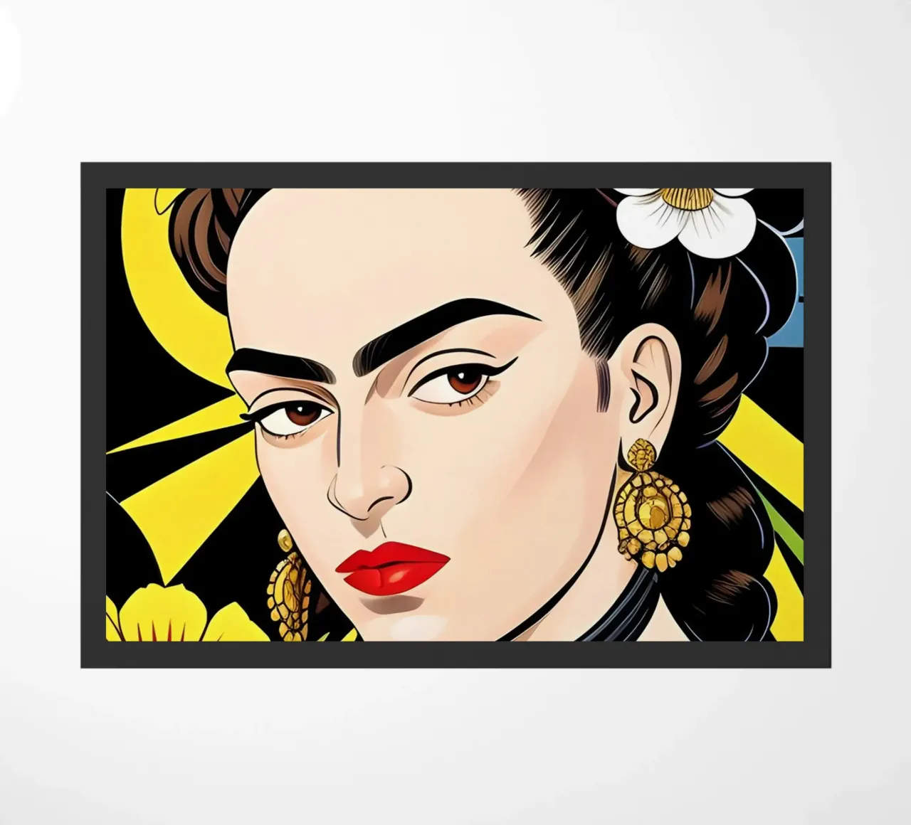 CORONA DI FIORI DI FRIDA KAHLO zerbino da ART DECO