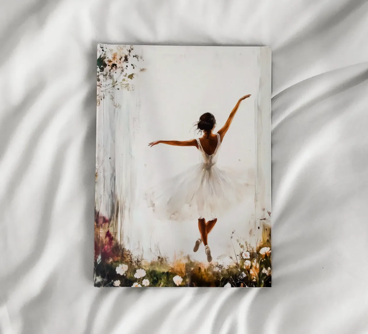 Aquarelle de la danseuse de ballet carnet de notes de Justyna Jaszke JBJart