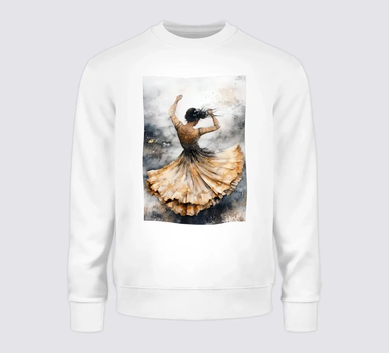 Ballerina acquerello felpa da Justyna Jaszke JBJart