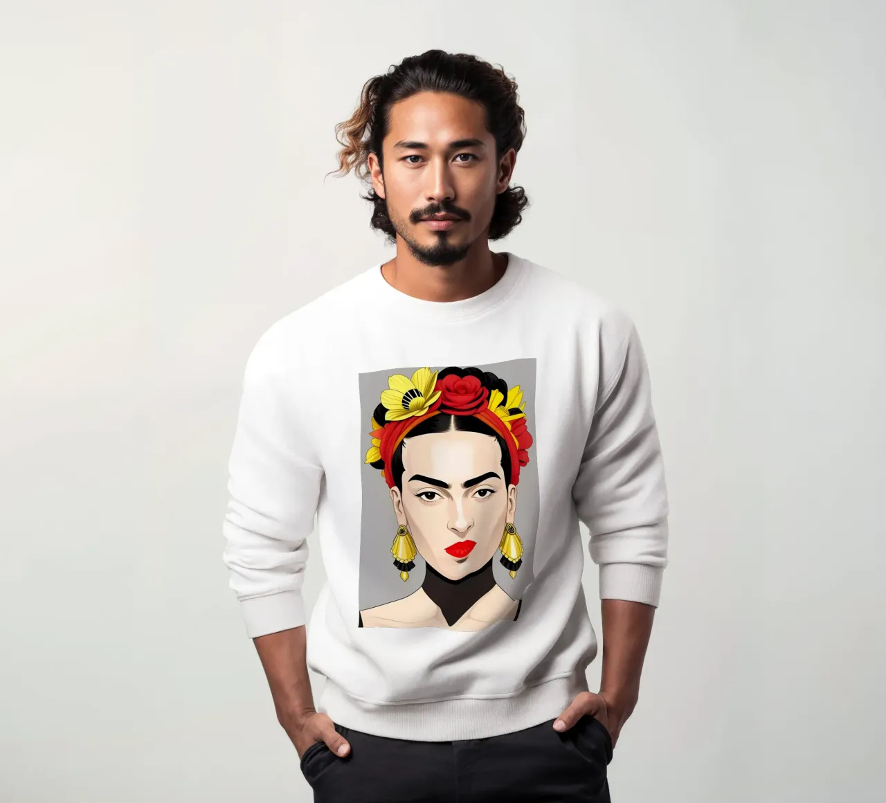 FRIDA KAHLO BOHO felpa da ART DECO