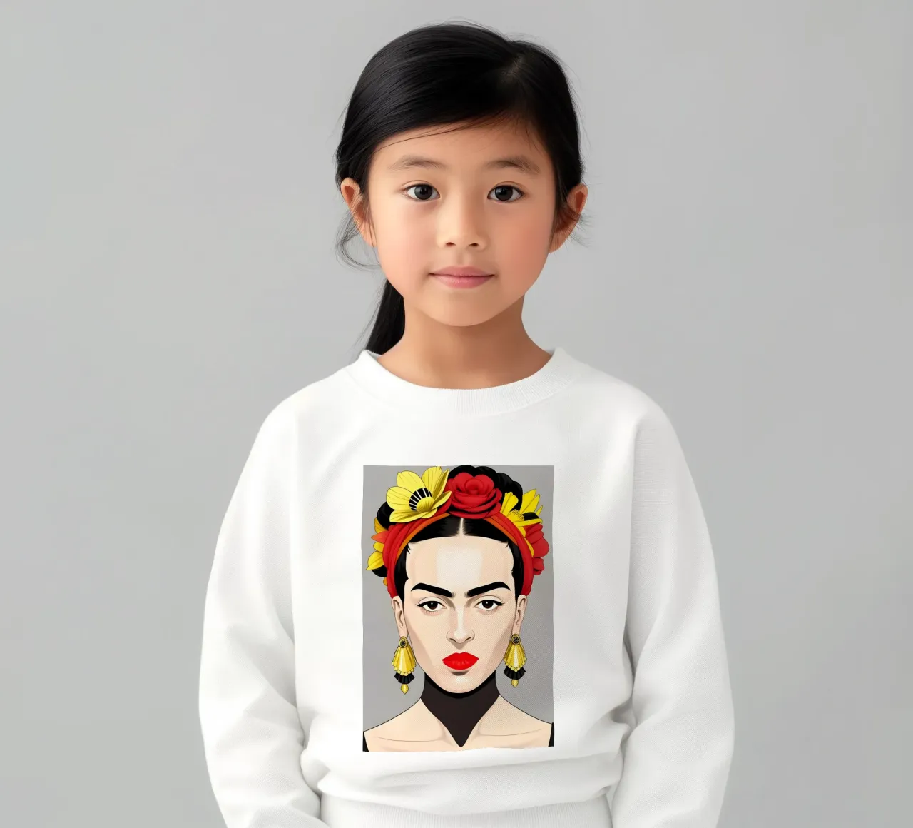 FRIDA KAHLO BOHO felpa bambino da ART DECO