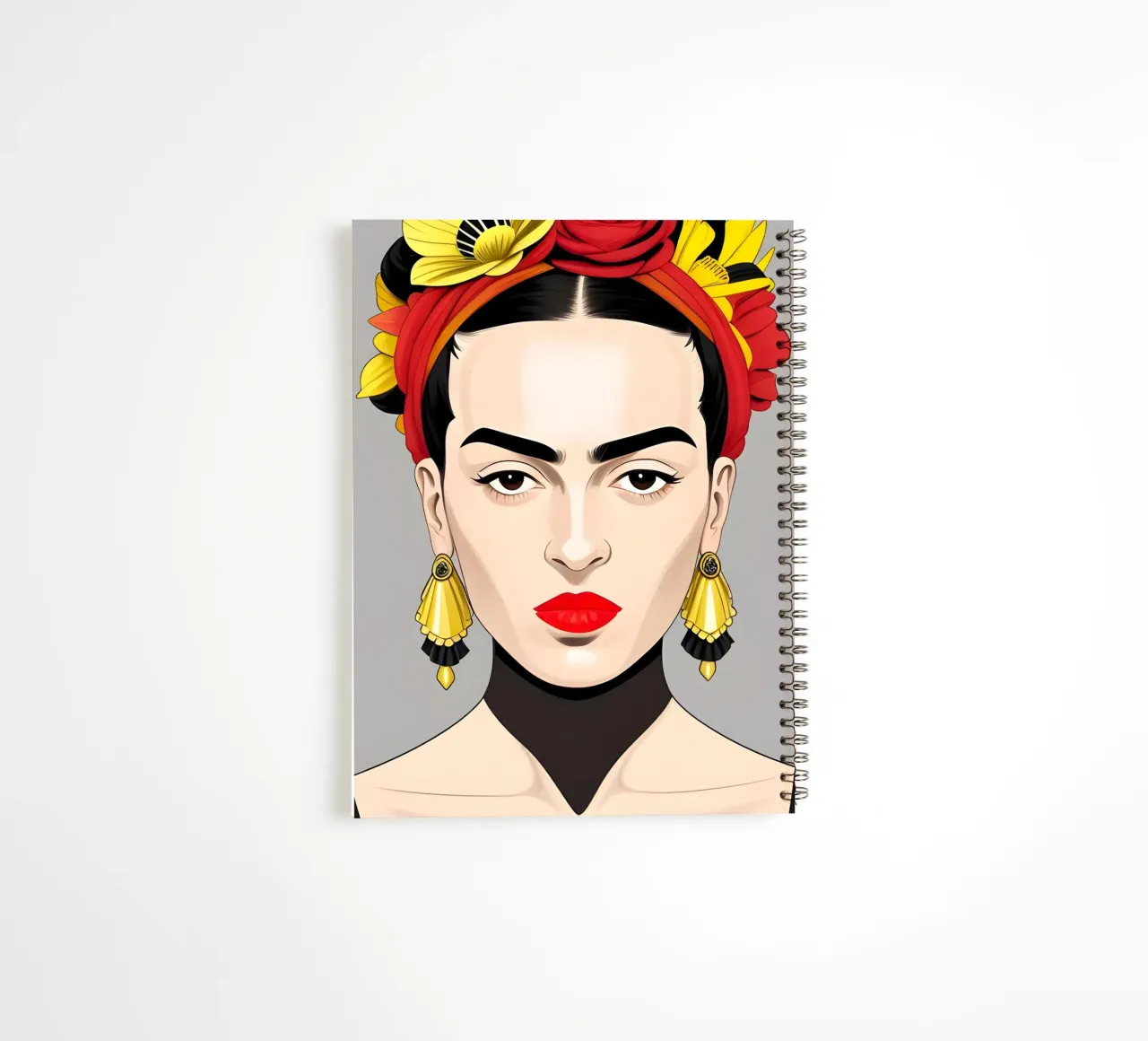 FRIDA KAHLO BOHO spiral notebook by ART DECO