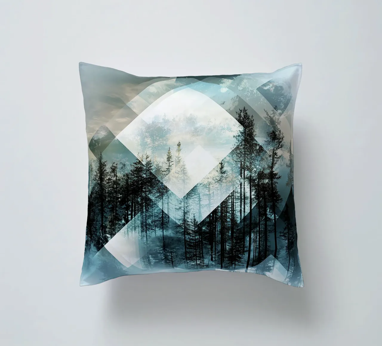 Snow emerge 4 - icicles icon cuscino da The Quiet Senju