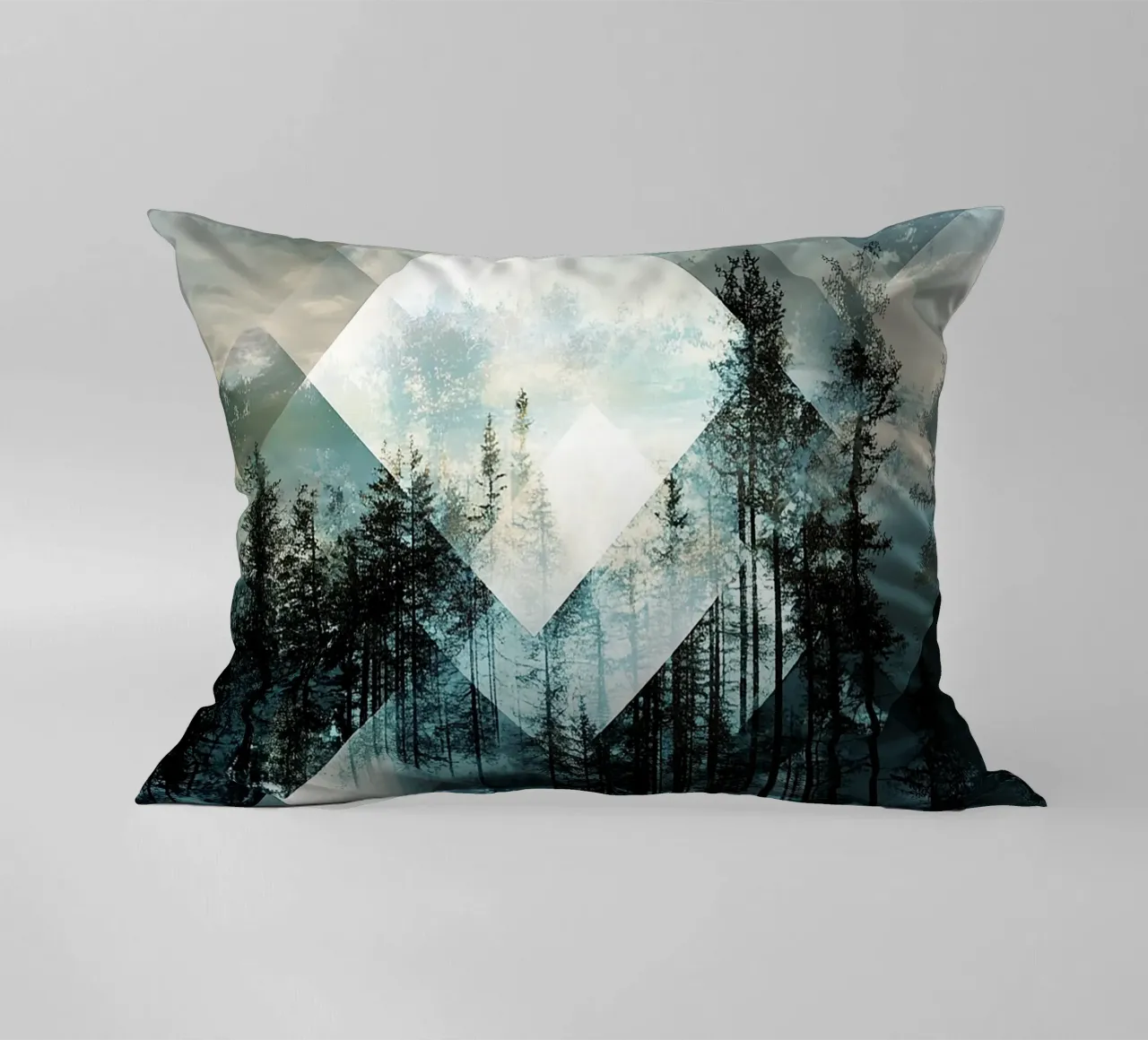 Snow emerge 4 - icicles icon cuscino da The Quiet Senju
