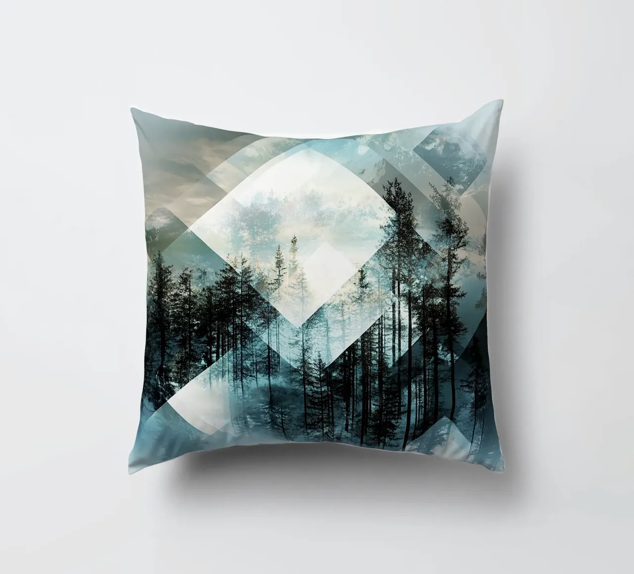 Snow emerge 4 - icicles icon cuscino da The Quiet Senju