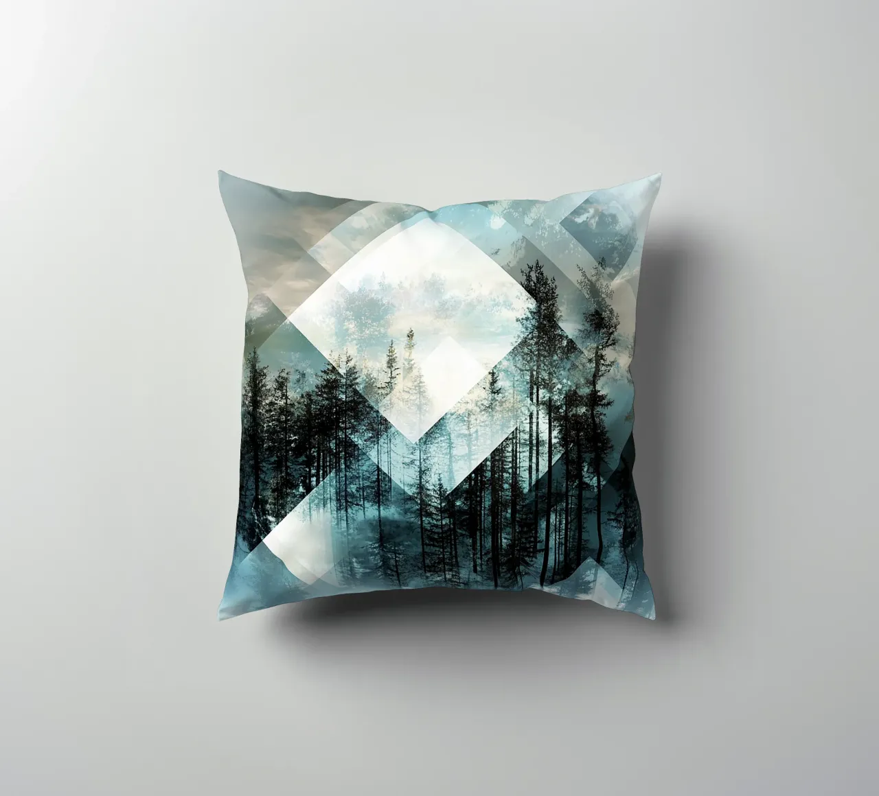 Snow emerge 4 - icicles icon cuscino da The Quiet Senju
