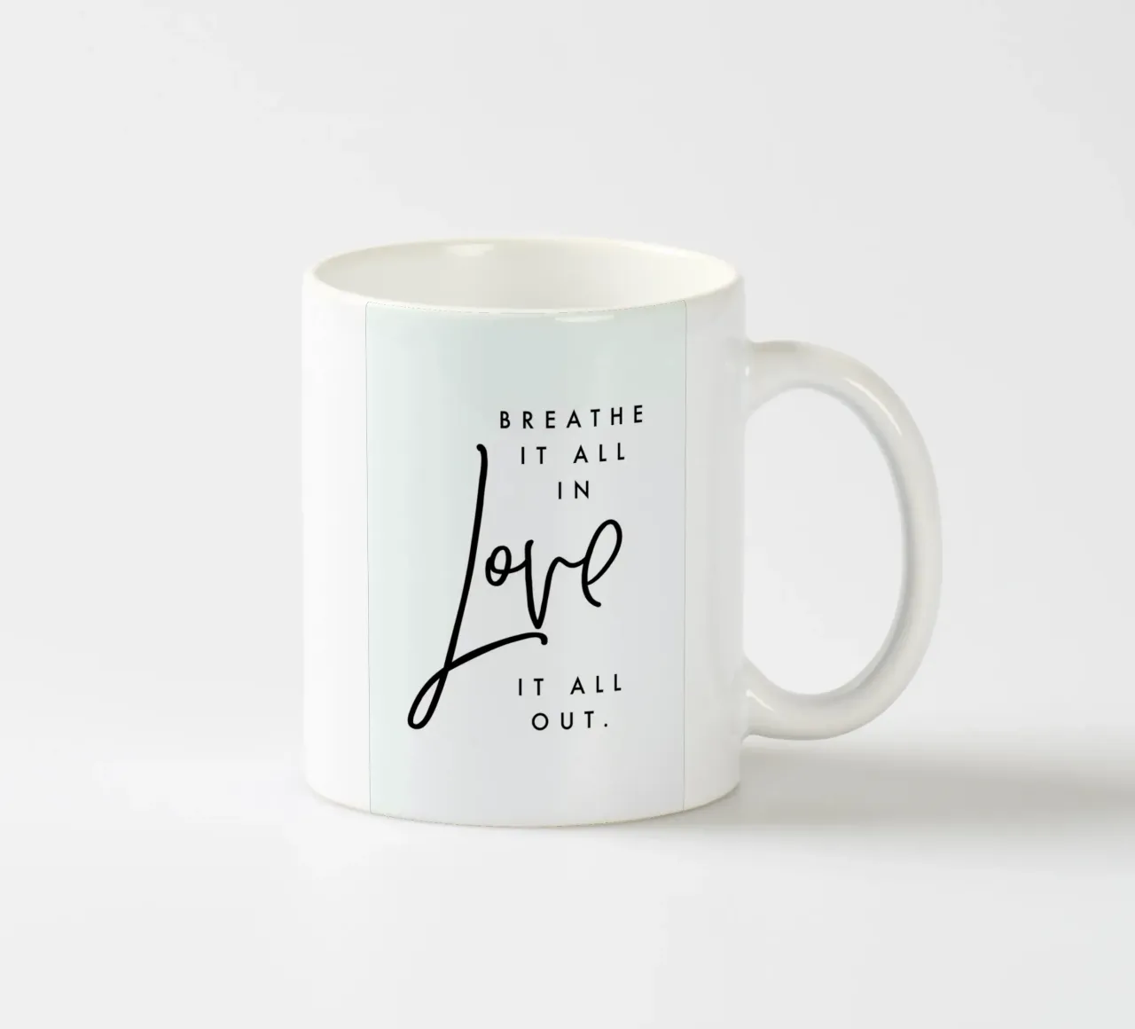 Breathe tazza in ceramica da Honeymoon Hotel