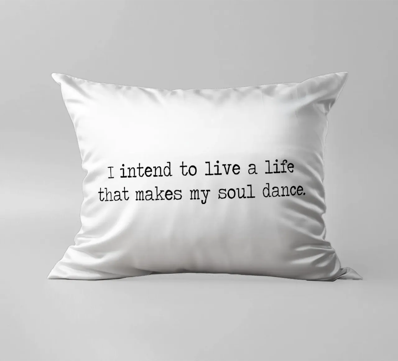 Intendo vivere una vita che faccia danzare la mia anima - citazione cuscino da Summer Soul Co. - Quotes