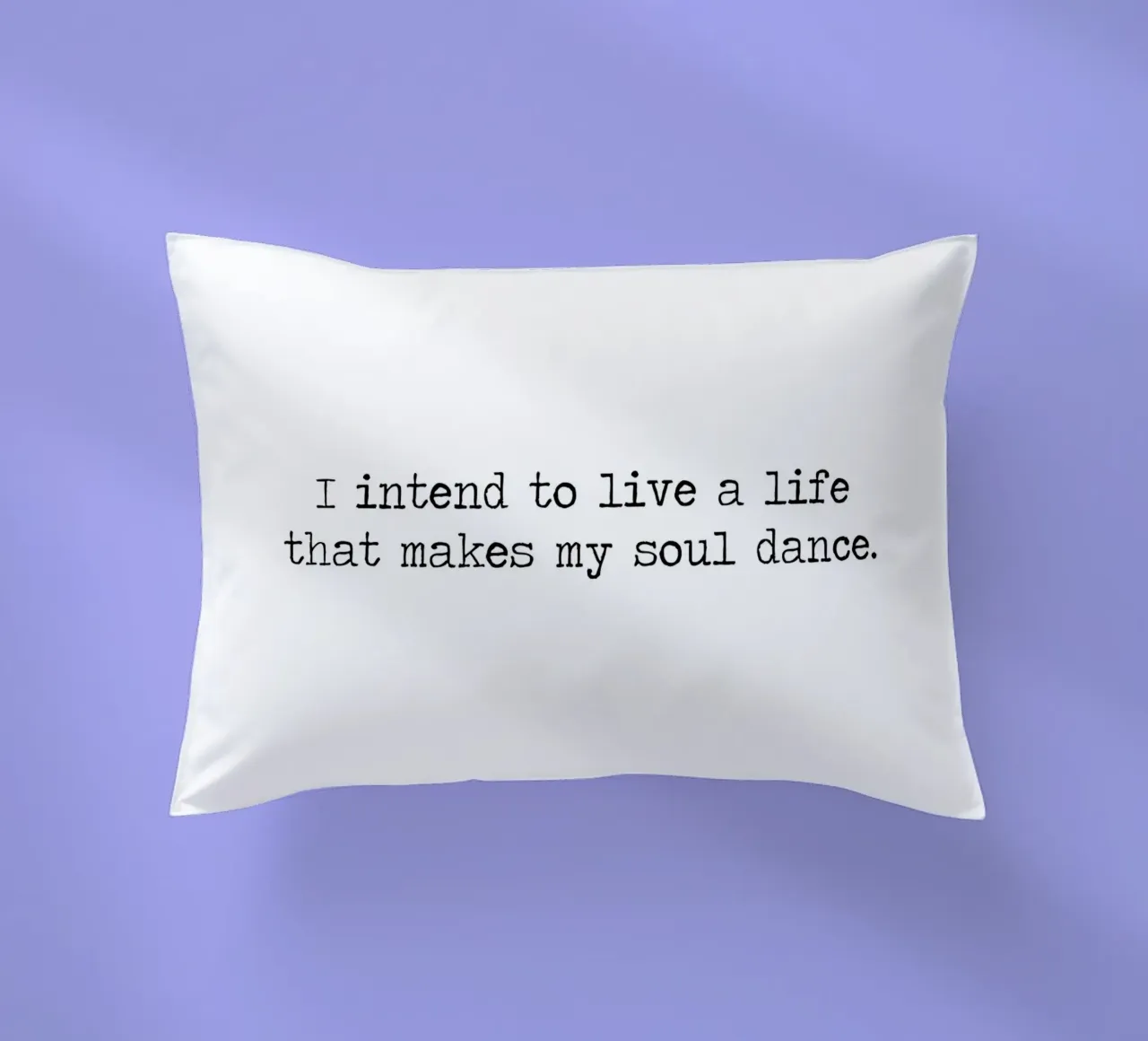 Intendo vivere una vita che faccia danzare la mia anima - citazione cuscino da Summer Soul Co. - Quotes