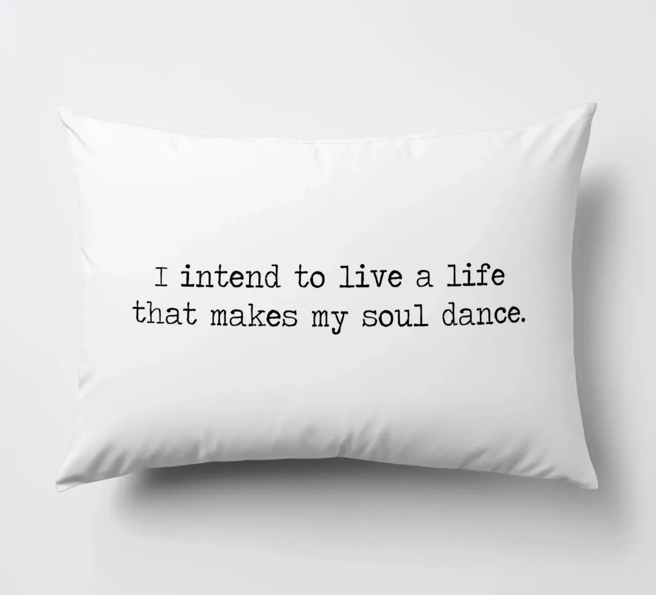 Intendo vivere una vita che faccia danzare la mia anima - citazione cuscino da Summer Soul Co. - Quotes
