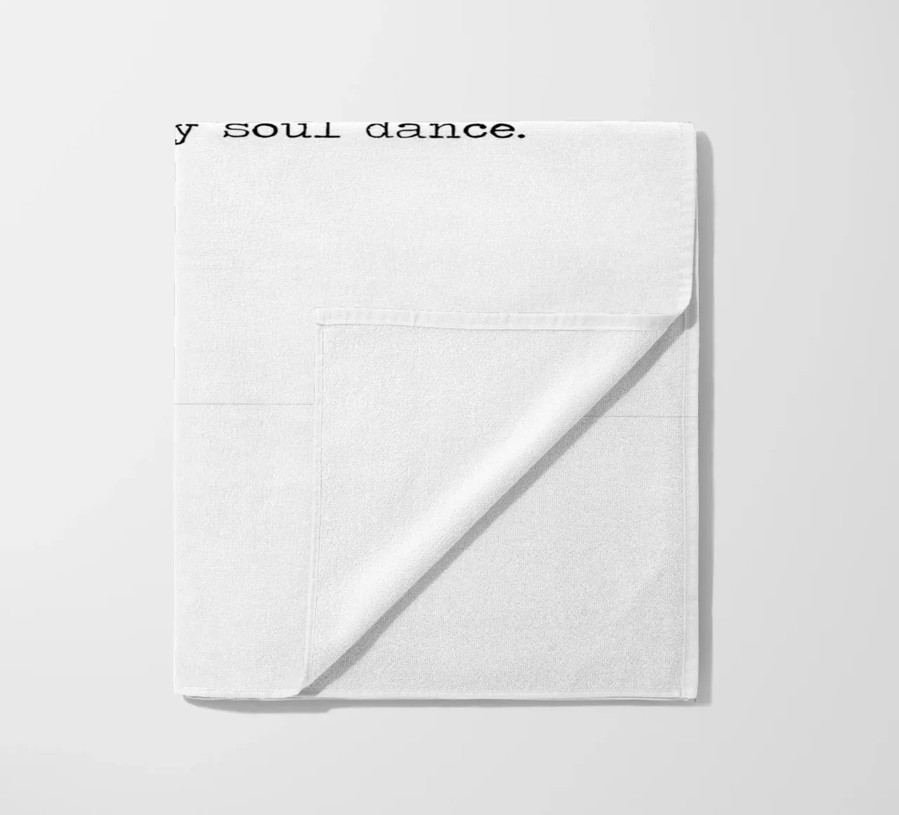 Intendo vivere una vita che faccia danzare la mia anima - citazione telo mare da Summer Soul Co. - Quotes