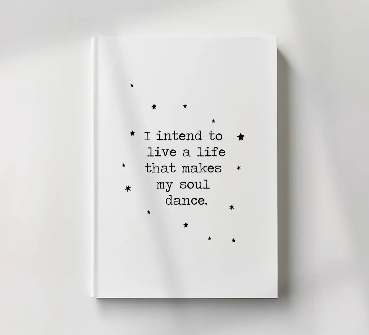 J'ai l'intention de vivre une vie qui fait danser mon âme - citation carnet de notes de Summer Soul Co. - Quotes