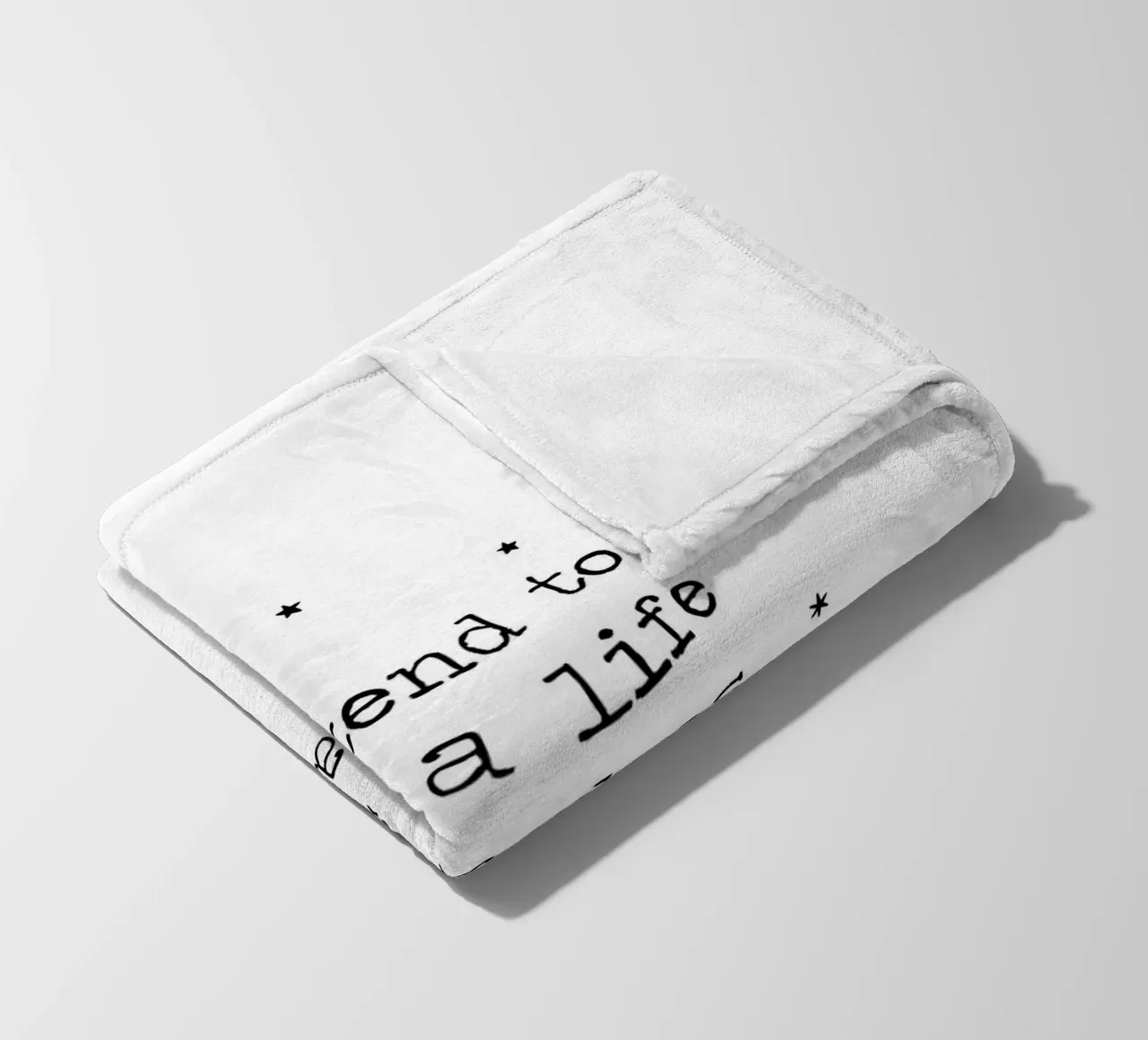 Intendo vivere una vita che faccia danzare la mia anima - citazione coperta in pile da Summer Soul Co. - Quotes