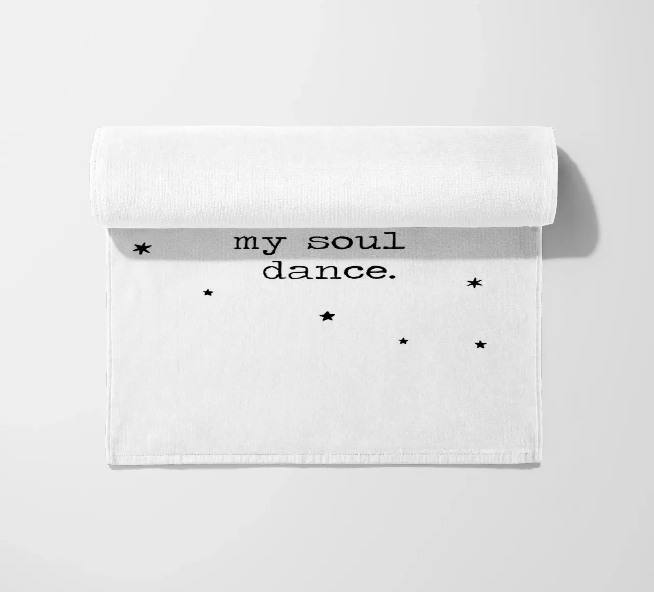 Intendo vivere una vita che faccia danzare la mia anima - citazione telo mare da Summer Soul Co. - Quotes