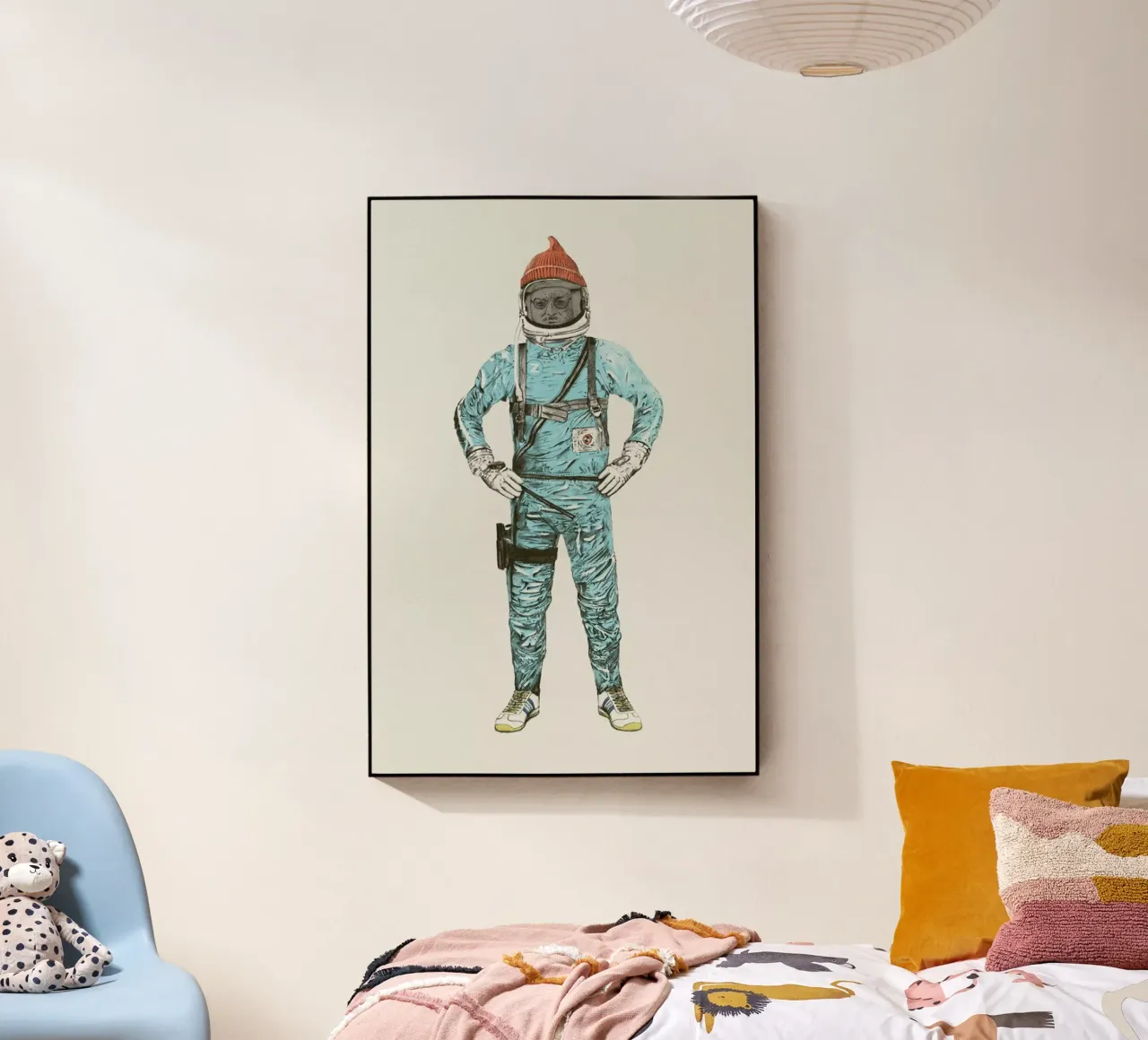 Zissou in Space plexiglass da Florent Bodart