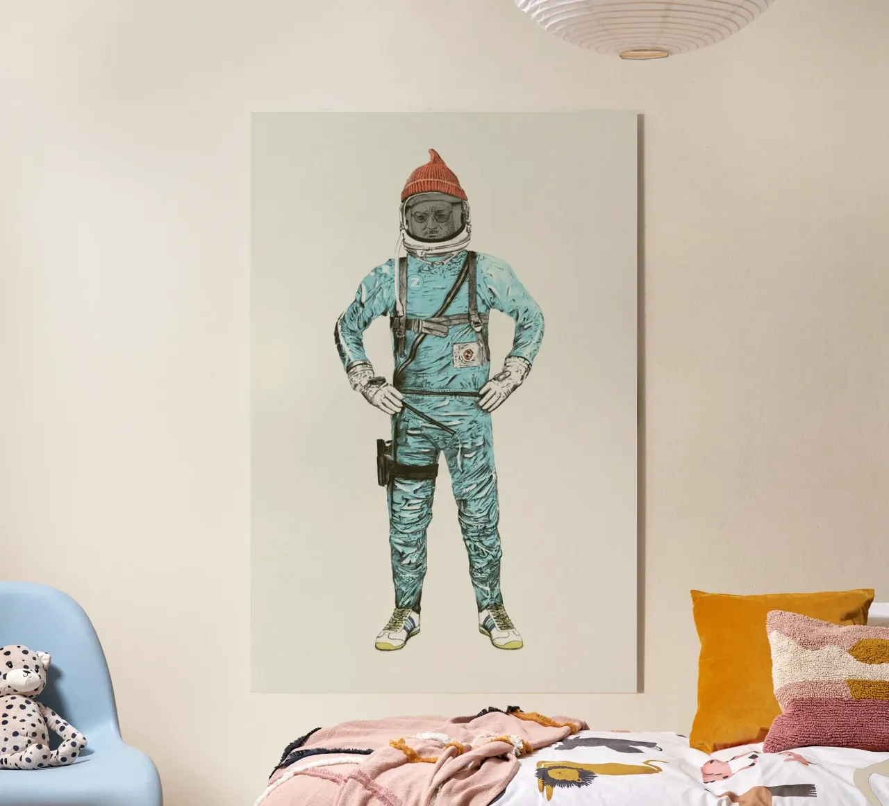 Zissou in Space plexiglass da Florent Bodart