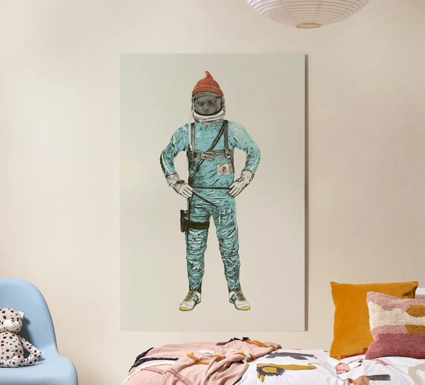 Zissou in Space plexiglass da Florent Bodart