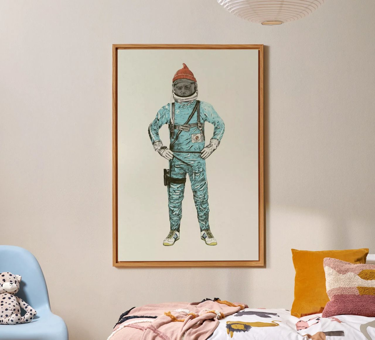 Zissou in Space alluminio dibond da Florent Bodart