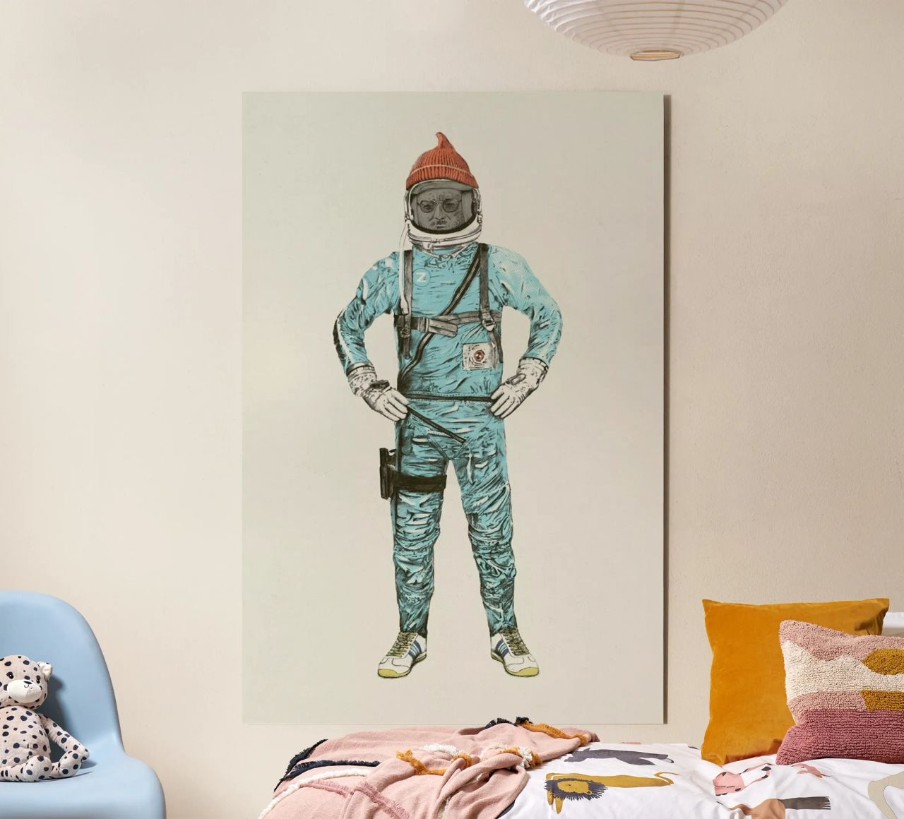 Zissou in Space alluminio dibond da Florent Bodart
