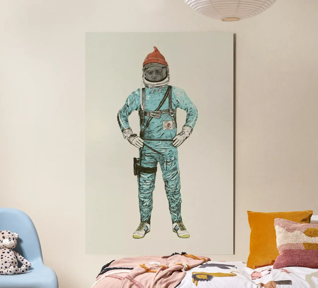 Zissou in Space alluminio dibond da Florent Bodart