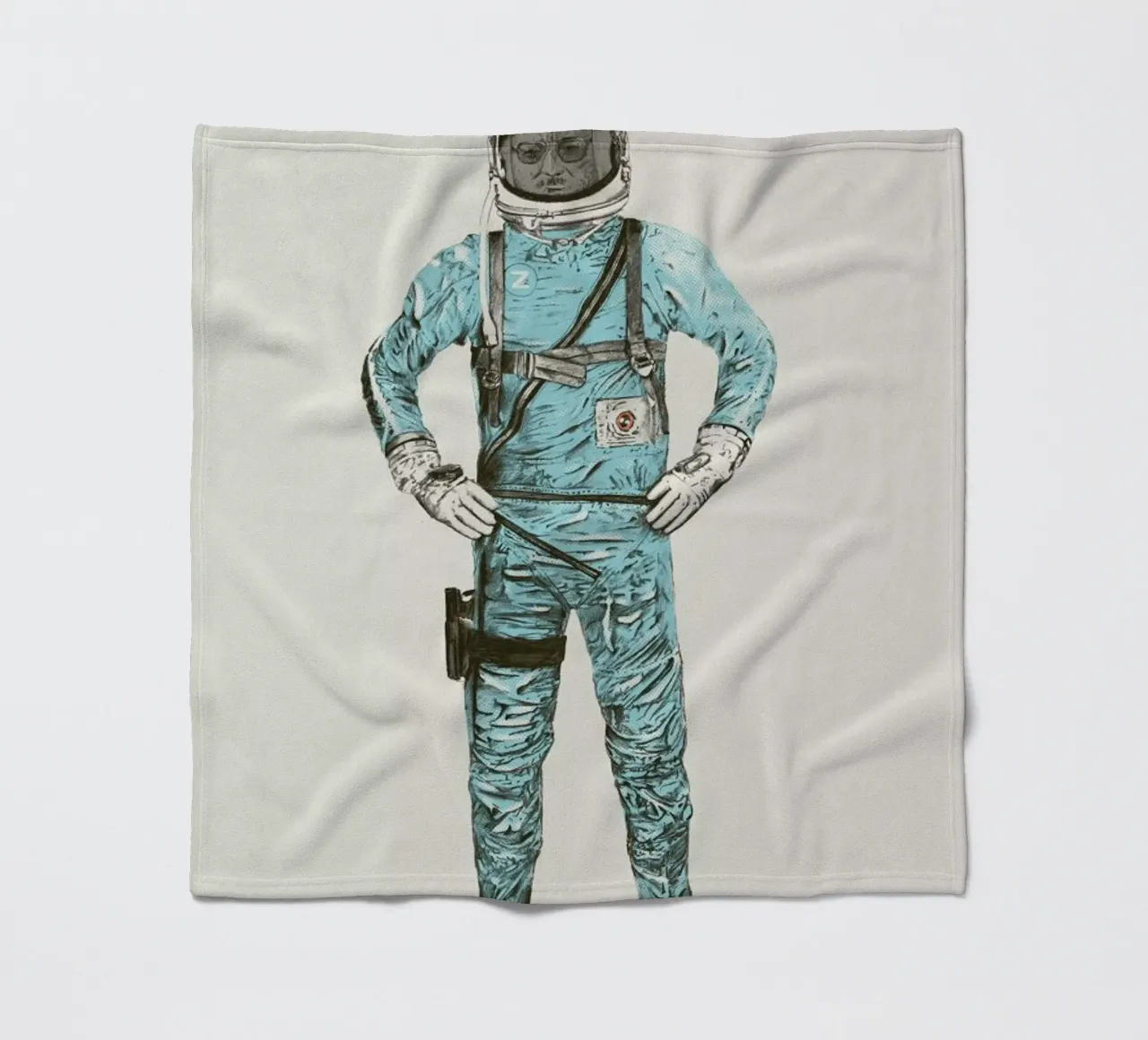 Zissou in Space coperta in pile da Florent Bodart