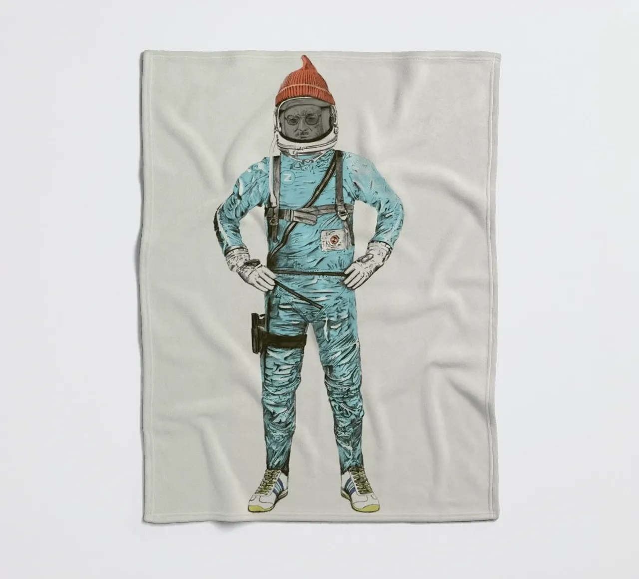 Zissou in Space coperta in pile da Florent Bodart