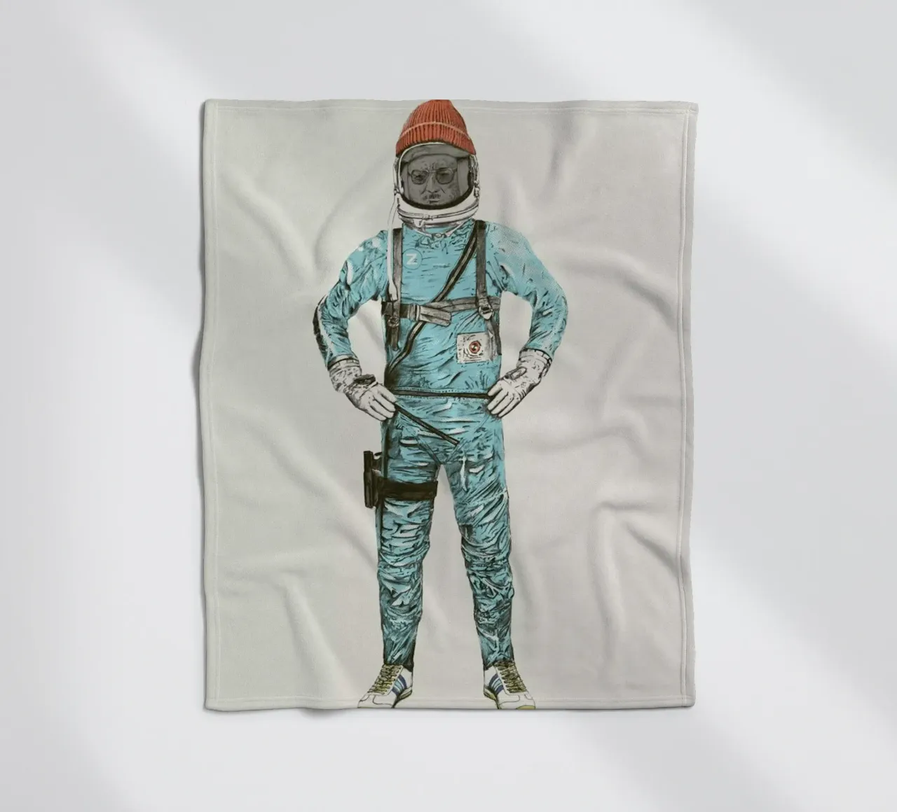 Zissou in Space coperta in pile da Florent Bodart