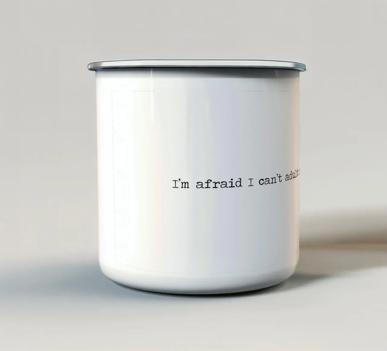 "Le gouvernement a décidé de mettre en place un système de gestion de l'information et de la communication (SIG). mug en émail de Summer Soul Co. - Quotes