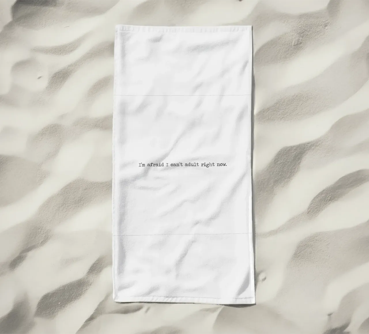 "Le gouvernement a décidé de mettre en place un système de gestion de l'information et de la communication (SIG). serviette de plage de Summer Soul Co. - Quotes