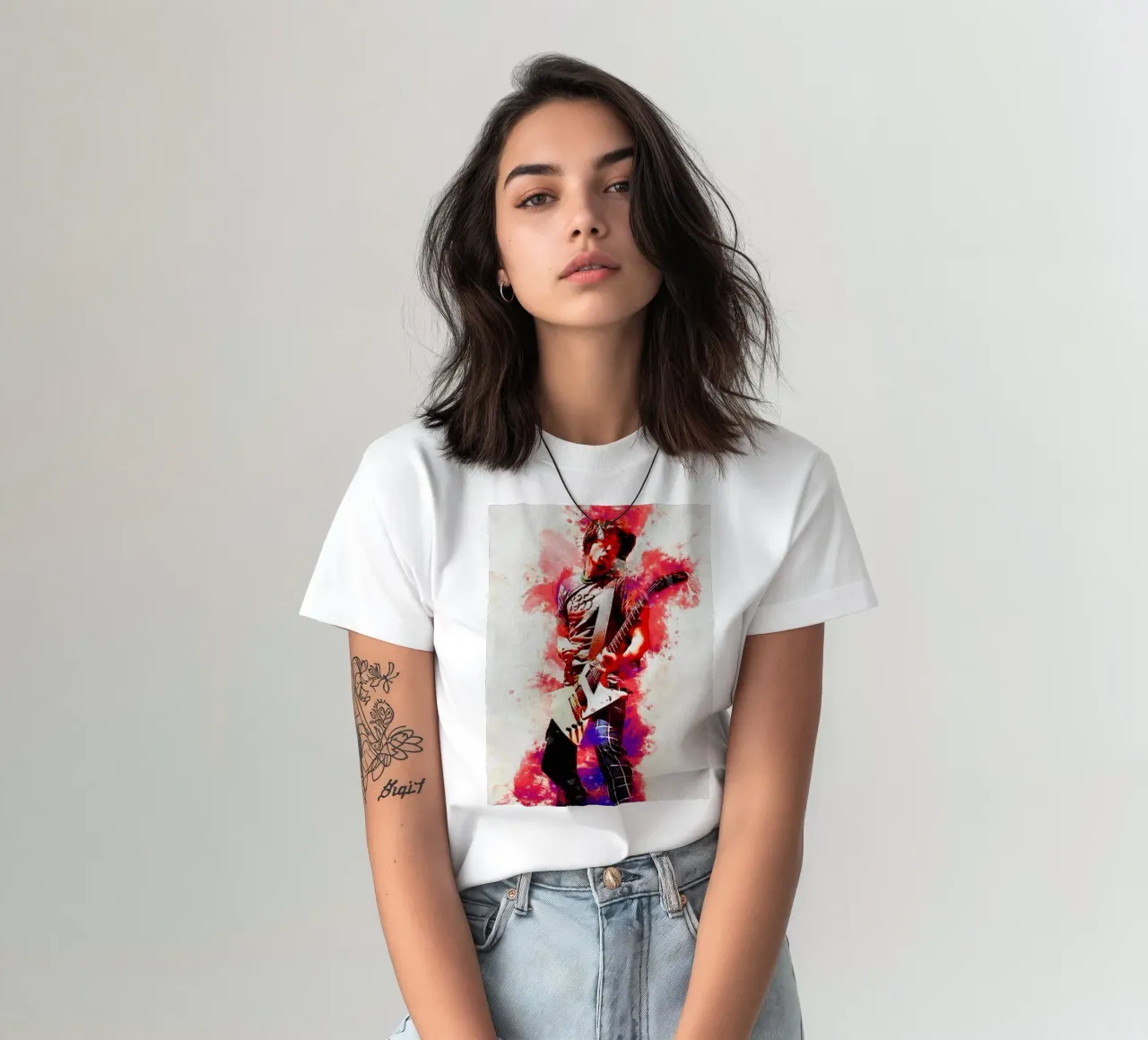 Smudge of Portrait Dave Grohl T-Shirt von Gunawan Rb