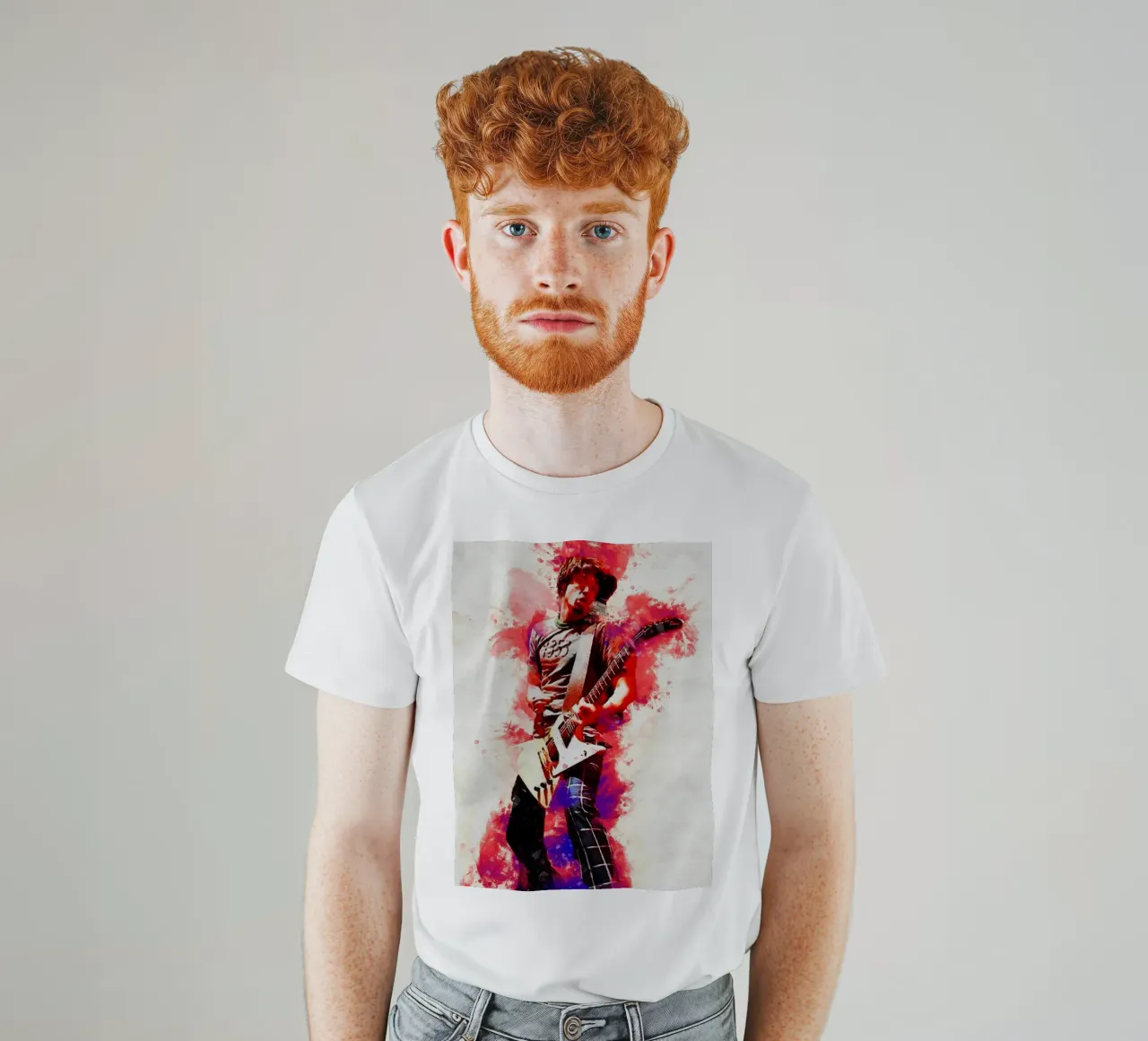 Smudge of Portrait Dave Grohl T-Shirt von Gunawan Rb