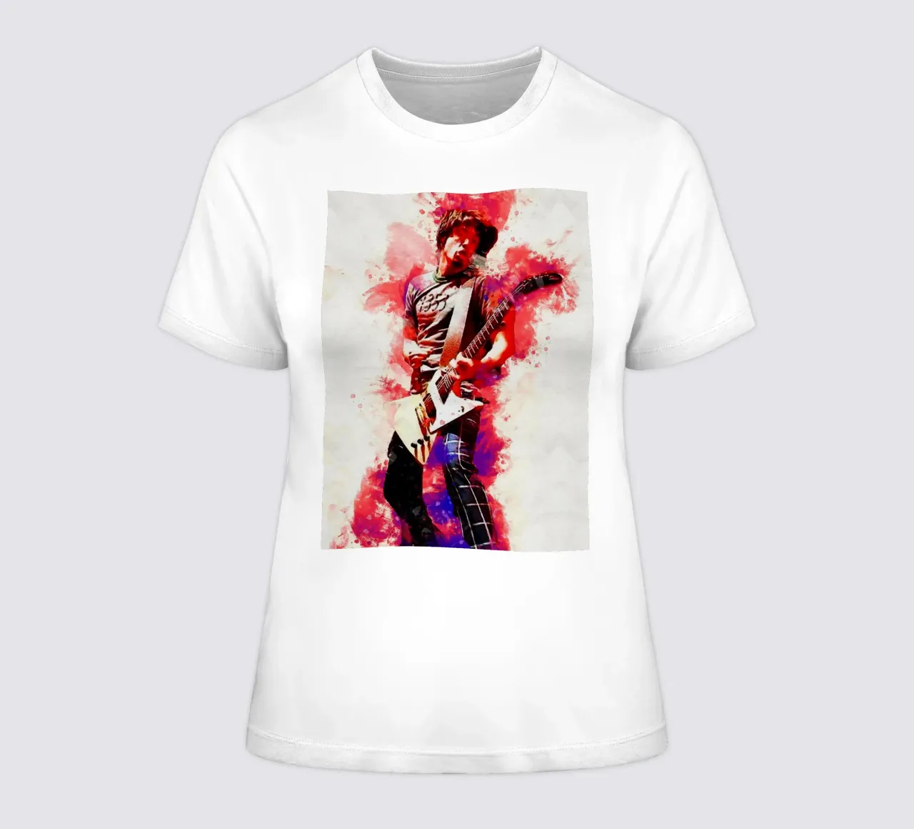 Smudge of Portrait Dave Grohl Frauen T-Shirt von Gunawan Rb