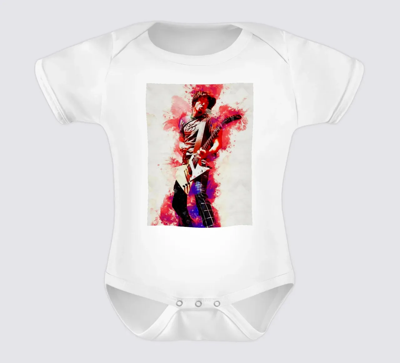 Smudge of Portrait Dave Grohl Kurzarm Babybody von Gunawan Rb