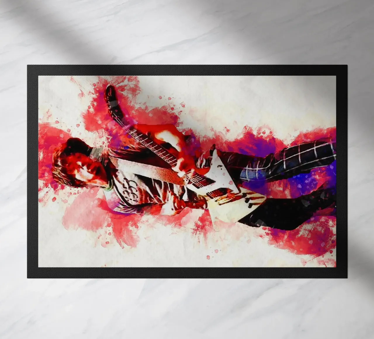 Mancha de retrato Dave Grohl felpudo de Gunawan Rb