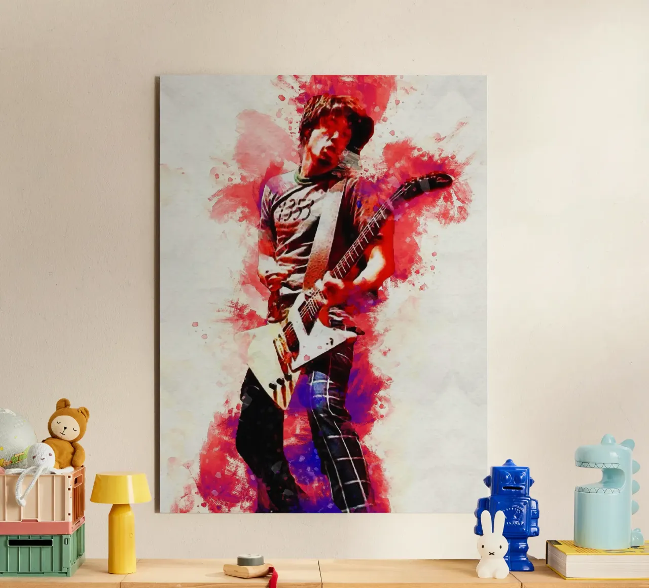 Smudge of Portrait Dave Grohl forex plate by Gunawan Rb