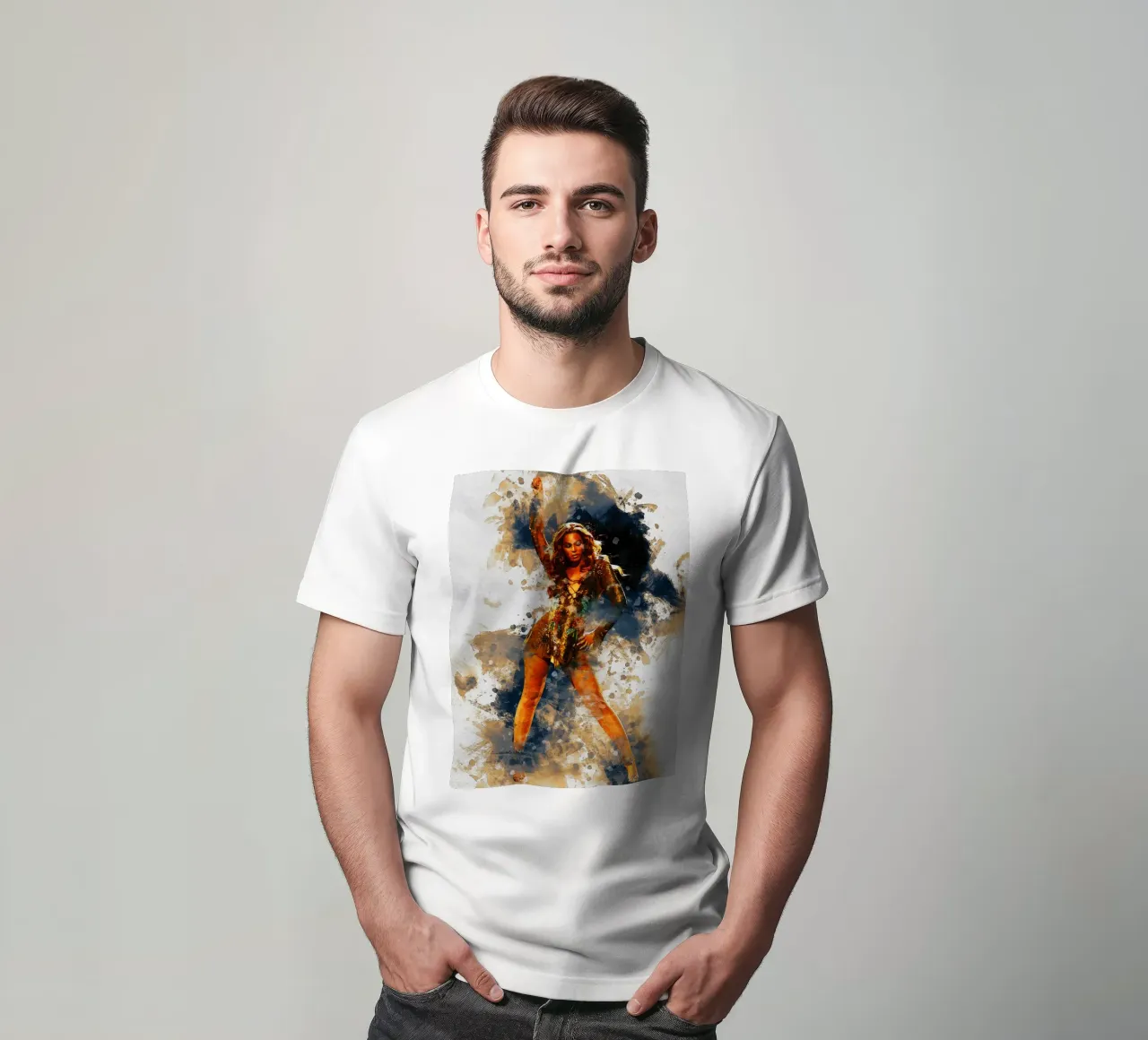 Macchia di Beyonce t-shirt da Gunawan Rb