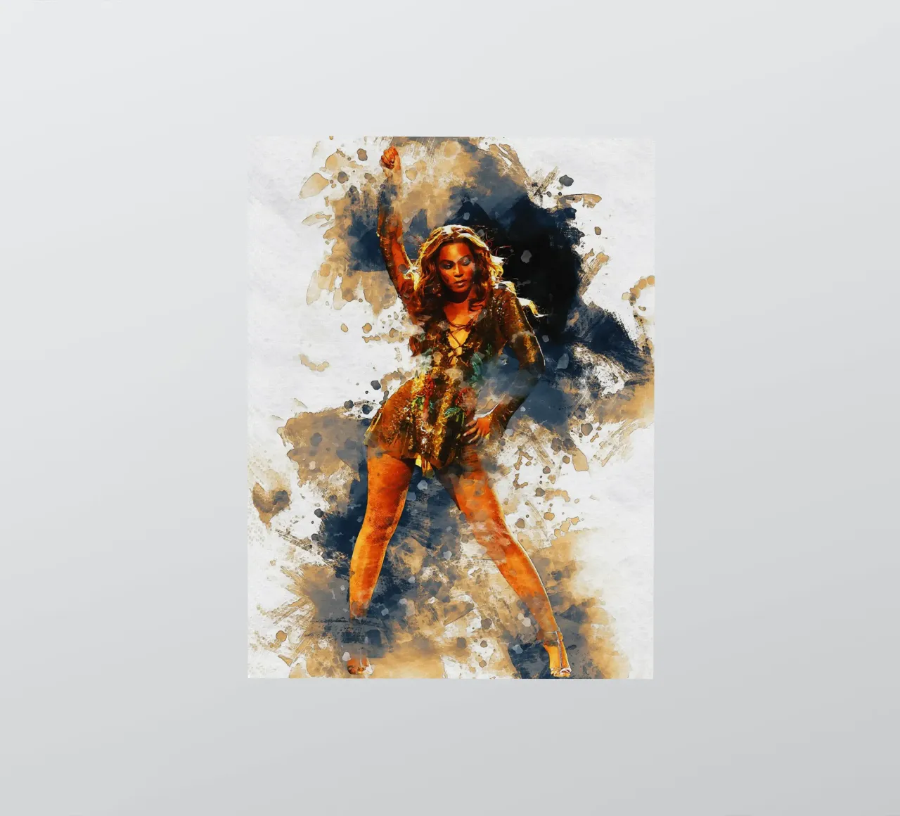 Mancha de Beyonce pegatina de Gunawan Rb