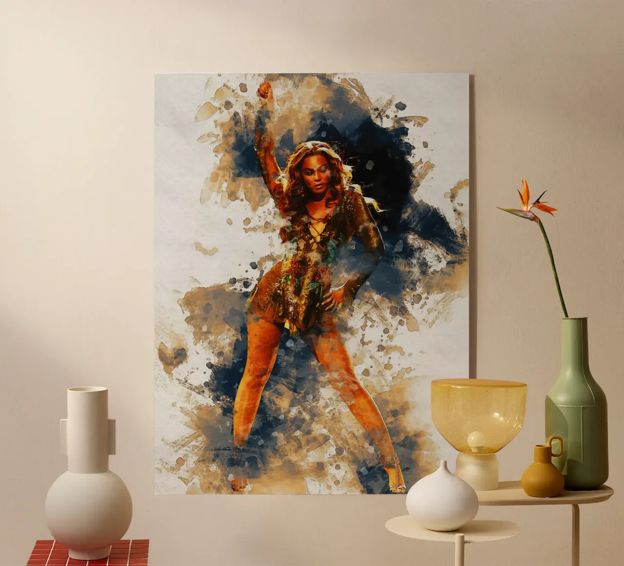Mancha de Beyonce metacrilato de Gunawan Rb