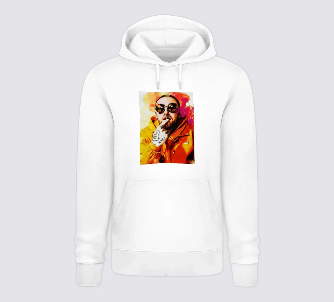 Smudge Mac Miller Portrait hoodie by Gunawan Rb