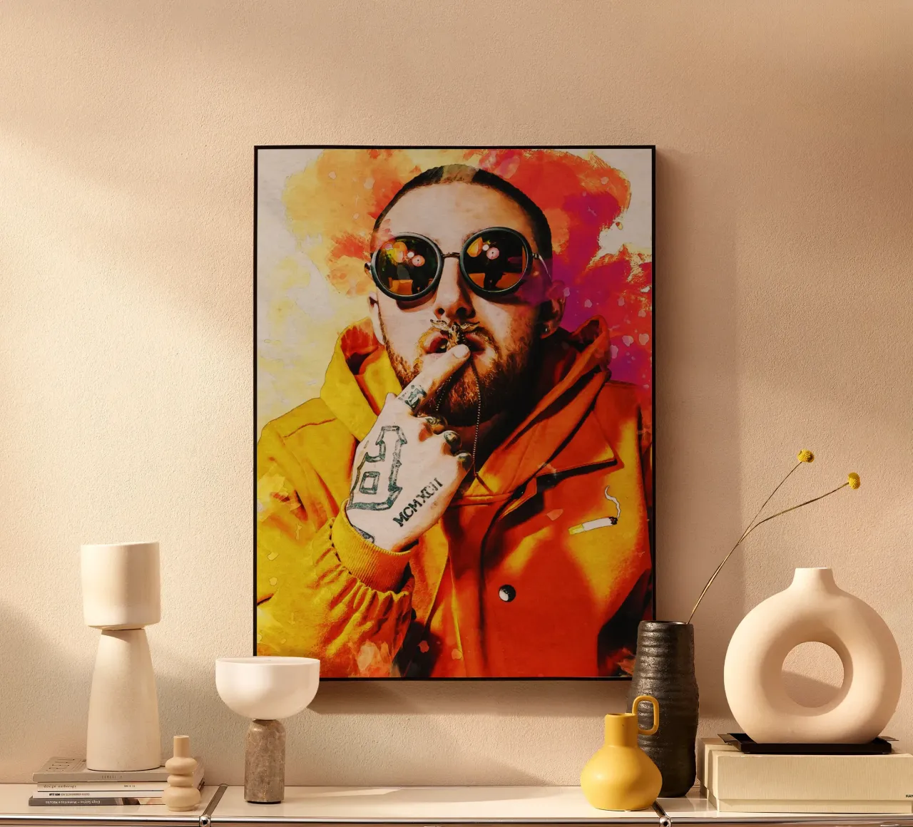 Sbaffo Mac Miller Ritratto plexiglass da Gunawan Rb