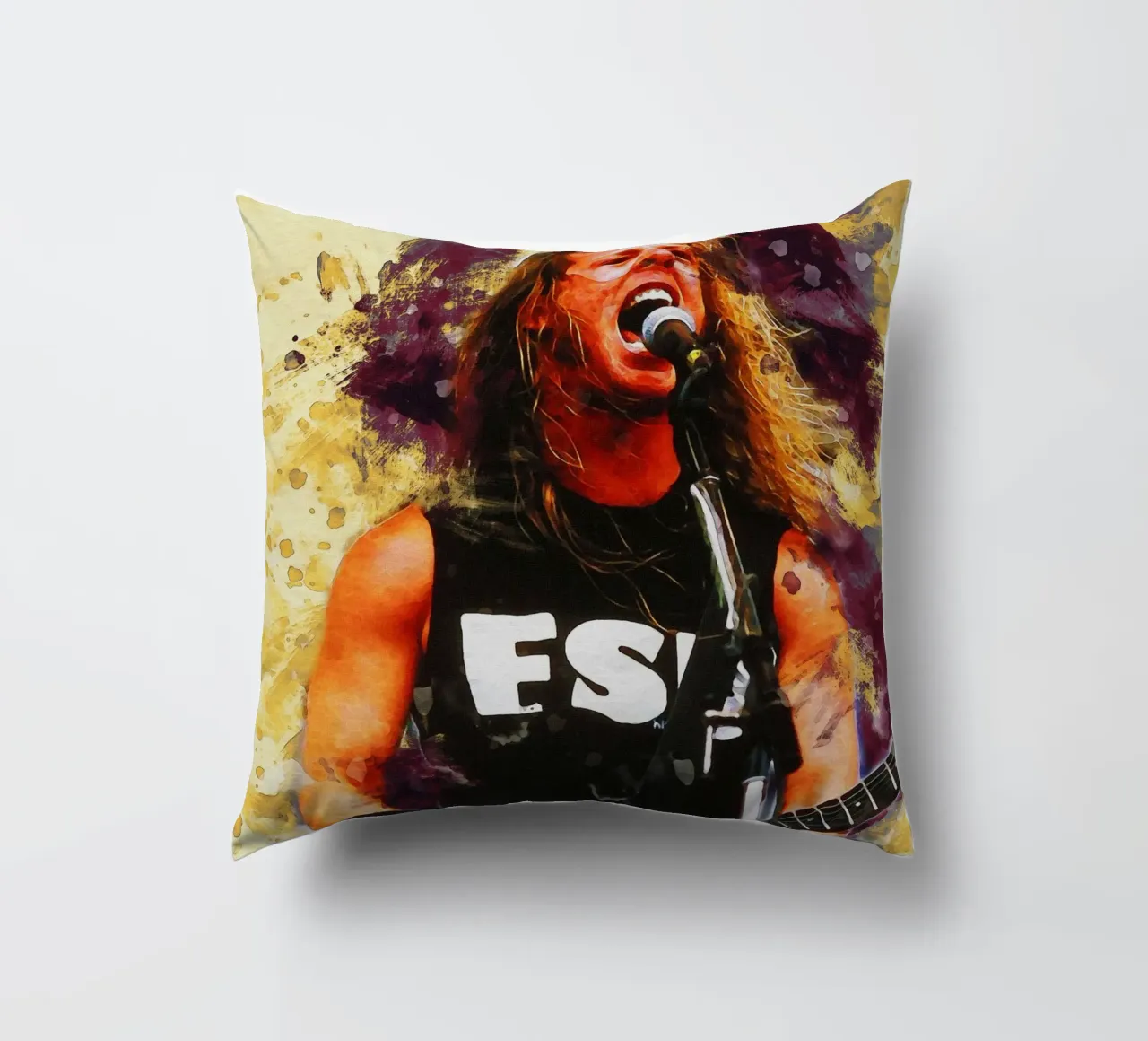 Smudge di James Hetfield si esibisce dal vivo cuscino da Gunawan Rb