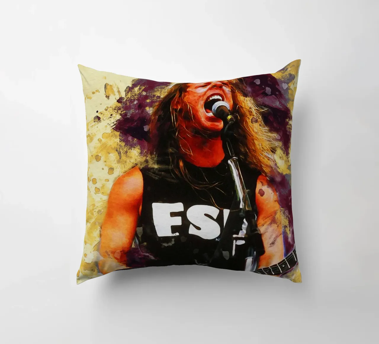 Smudge di James Hetfield si esibisce dal vivo cuscino da Gunawan Rb