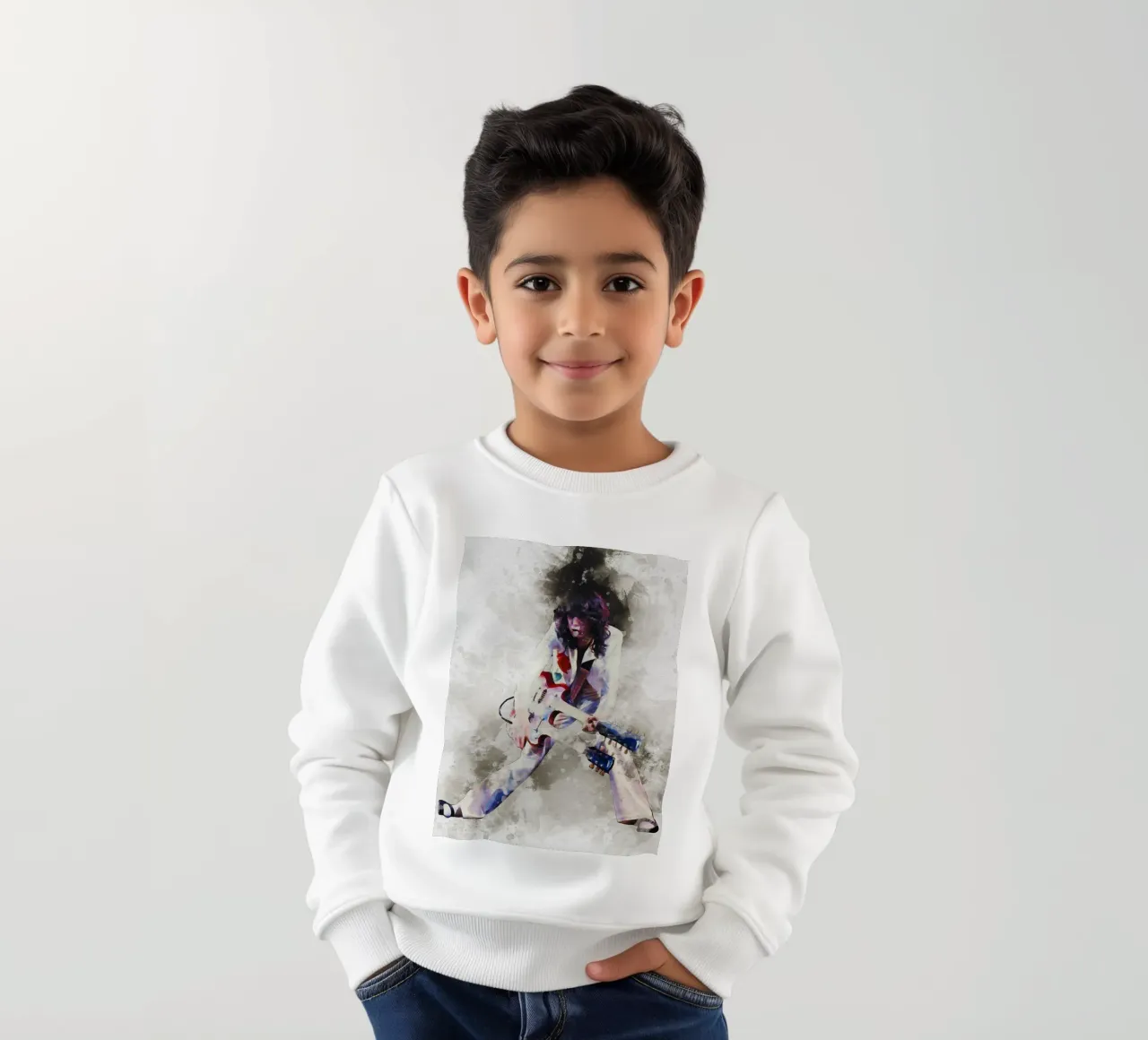 Mancha de Jimmy Page en directo sudadera para niño de Gunawan Rb