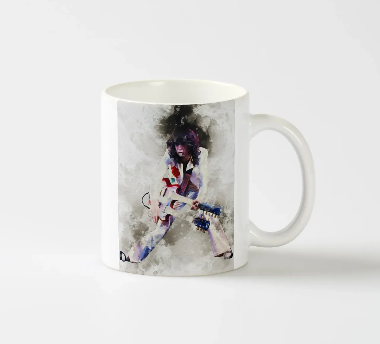 Sbaffo di Jimmy Page dal vivo tazza in ceramica da Gunawan Rb