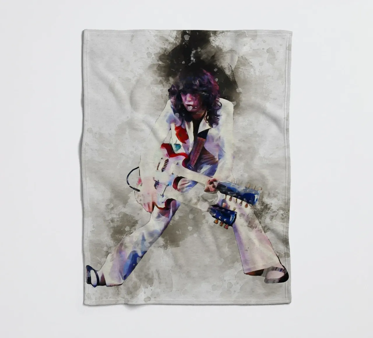 Smudge von Jimmy Page in Live Fleecedecke von Gunawan Rb