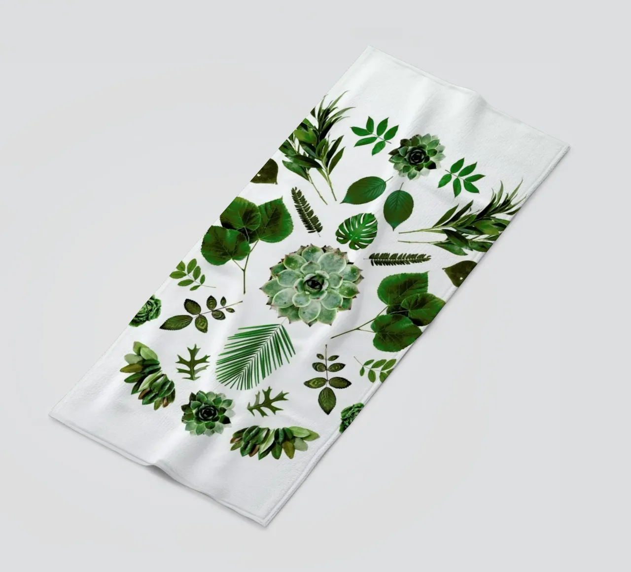 Green Collage telo mare da Miles of Light