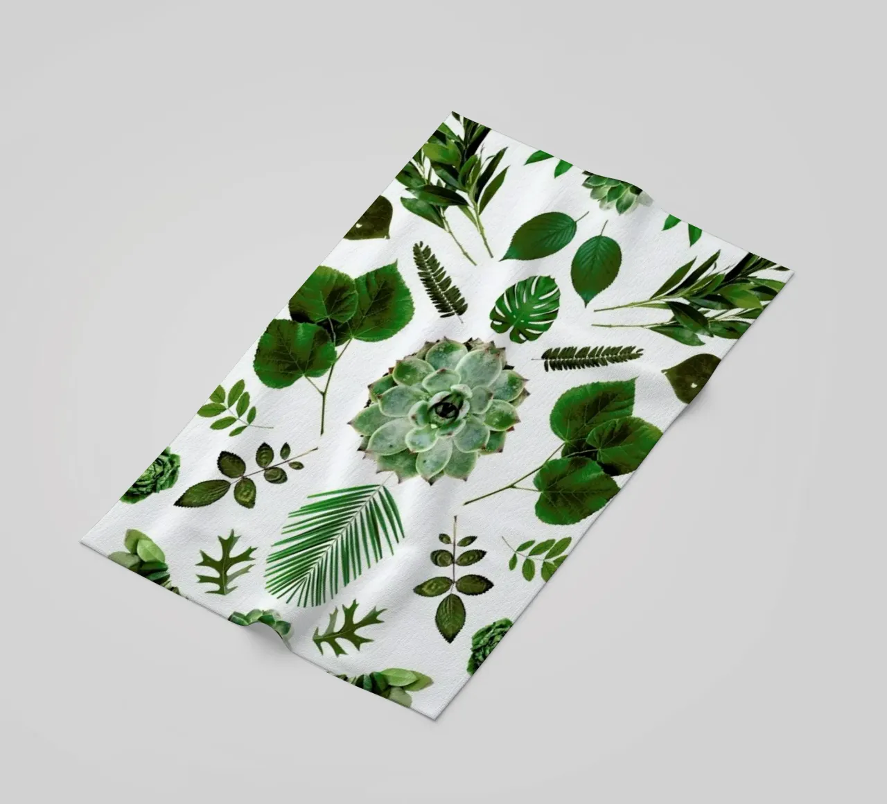 Green Collage telo mare da Miles of Light