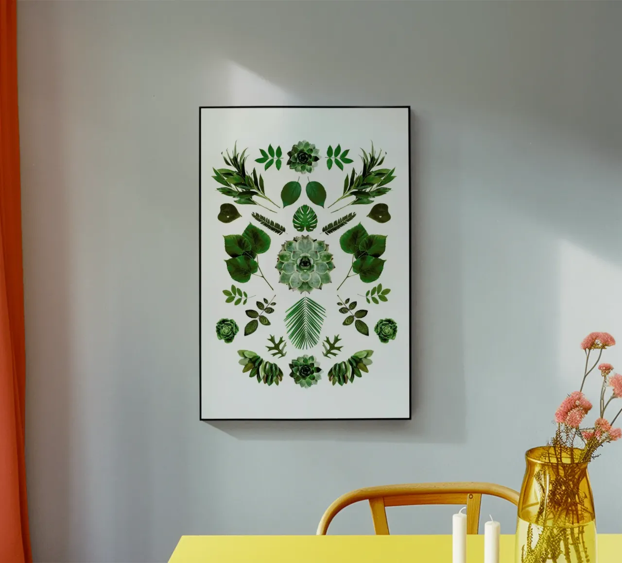 Green Collage plexiglass da Miles of Light