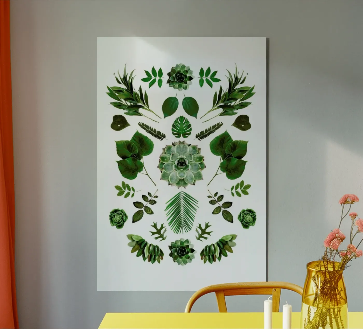 Green Collage pannello forex da Miles of Light