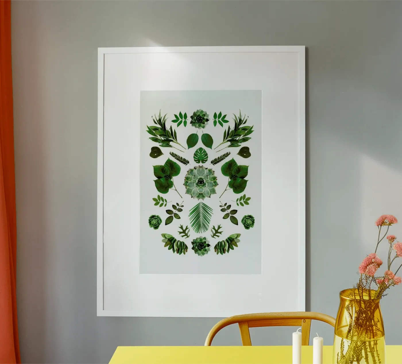 Green Collage poster by Miles of Light